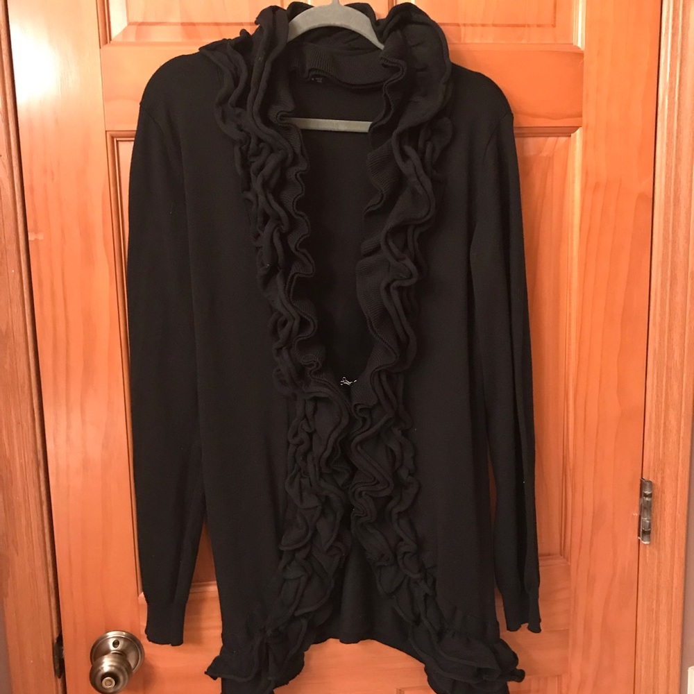 Maurice’s women’s black cardigan sweater.